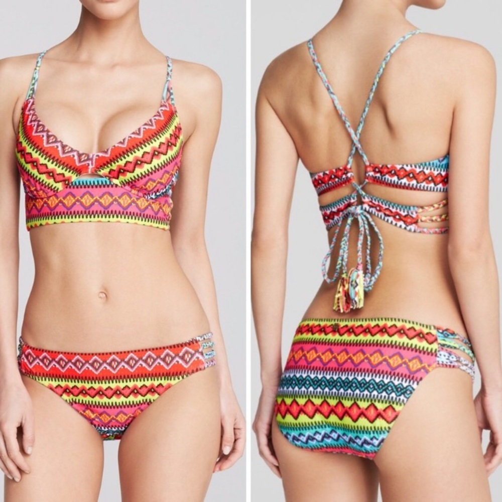 Nanette Lepore Swimsuit Bikini Bayamo Small